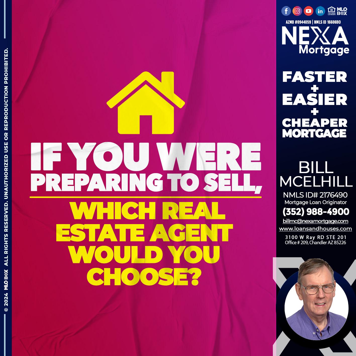 if you were - William McElhill -Mortgage Loan Originator